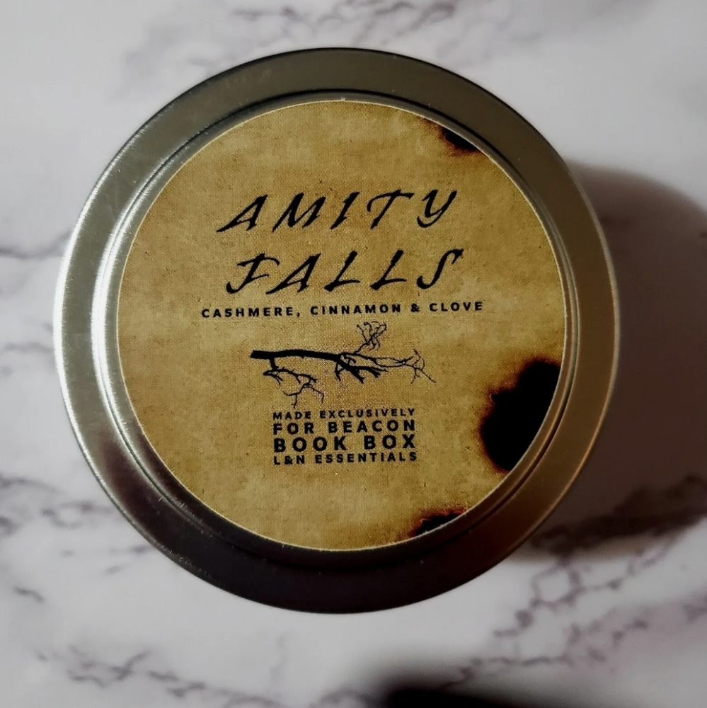 Small Favors, Candle, Cashmere Cinnamon& Clove, Beacon Book Box